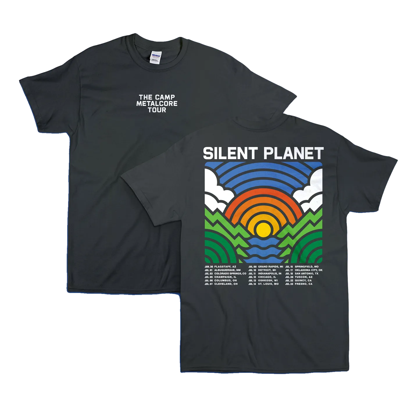 Silent Planet The Camp Metalcore Tour Tee