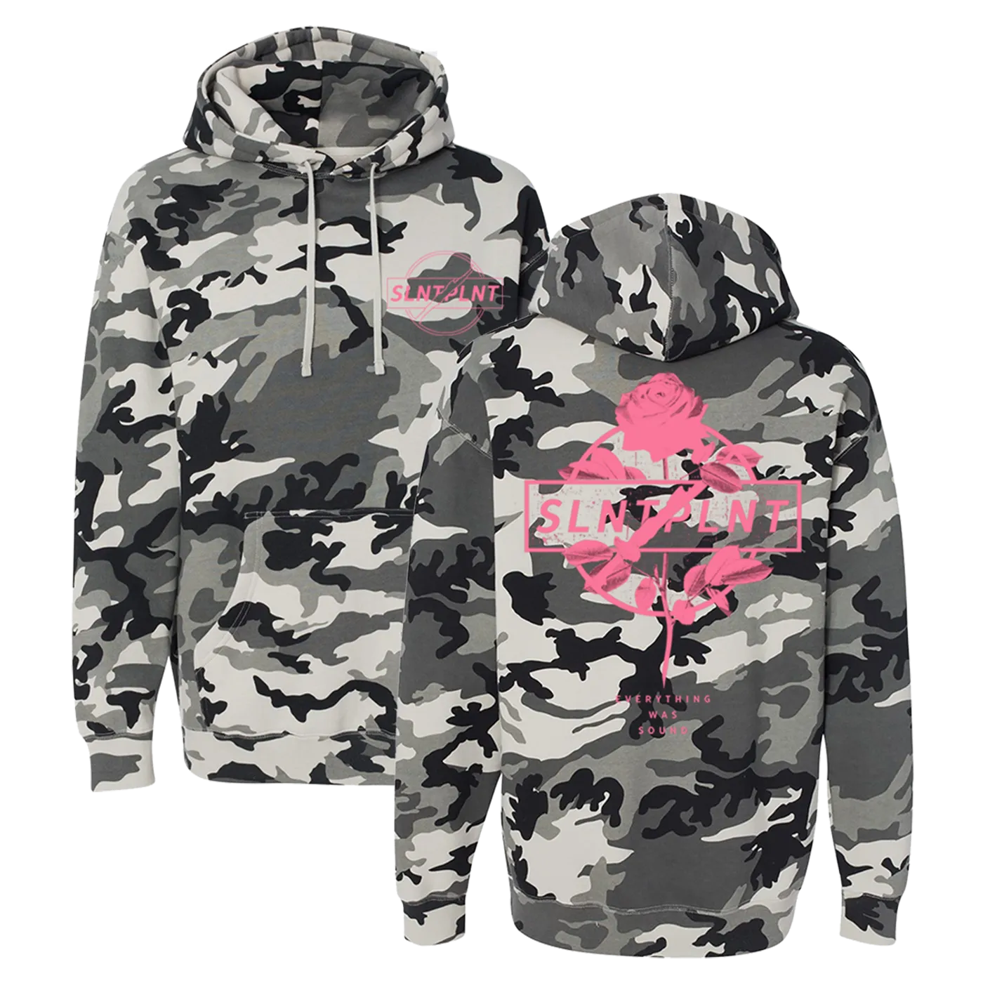 Silent Planet Rose Logo Camo Hoodie