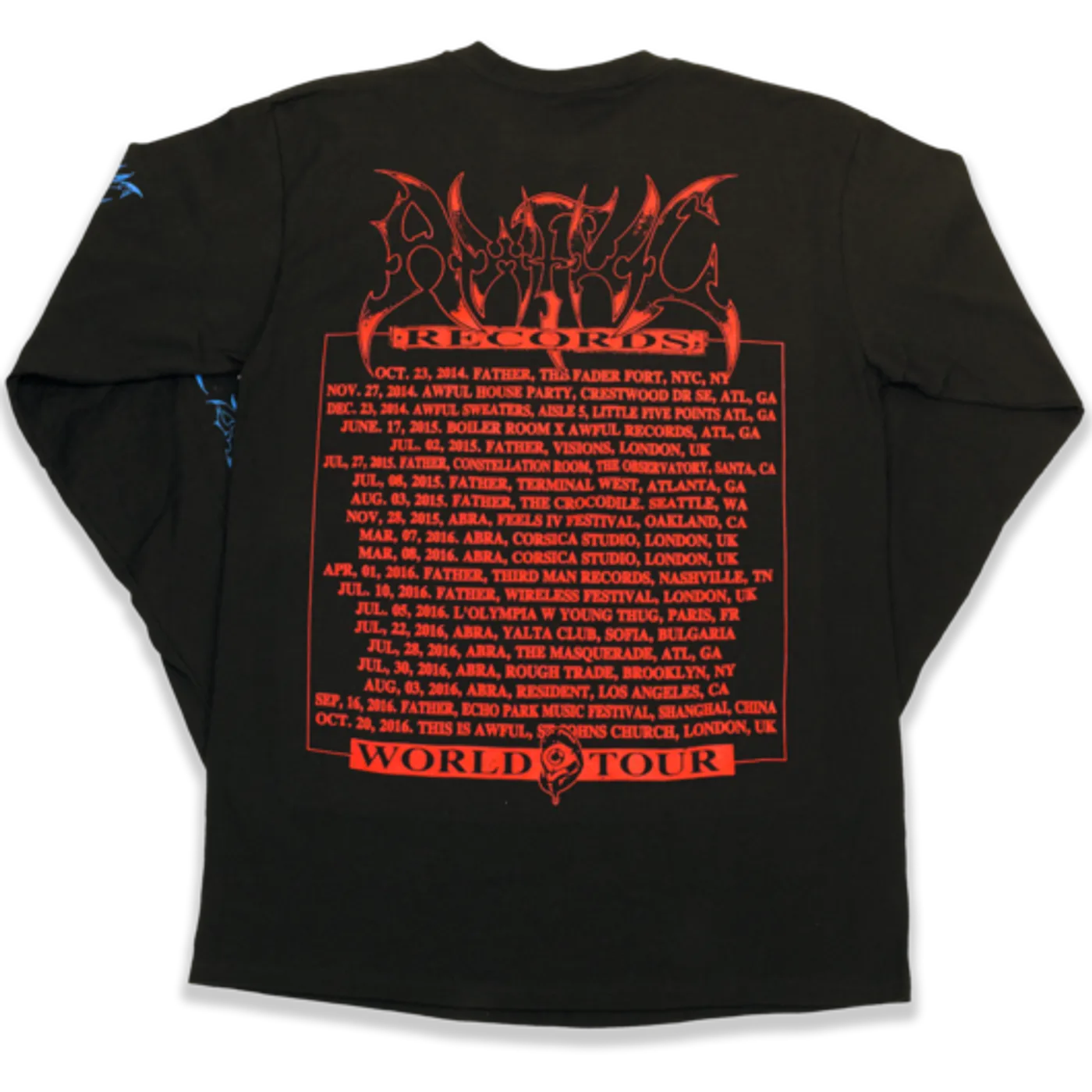 Awful Records Tour Tee Wolf Pack