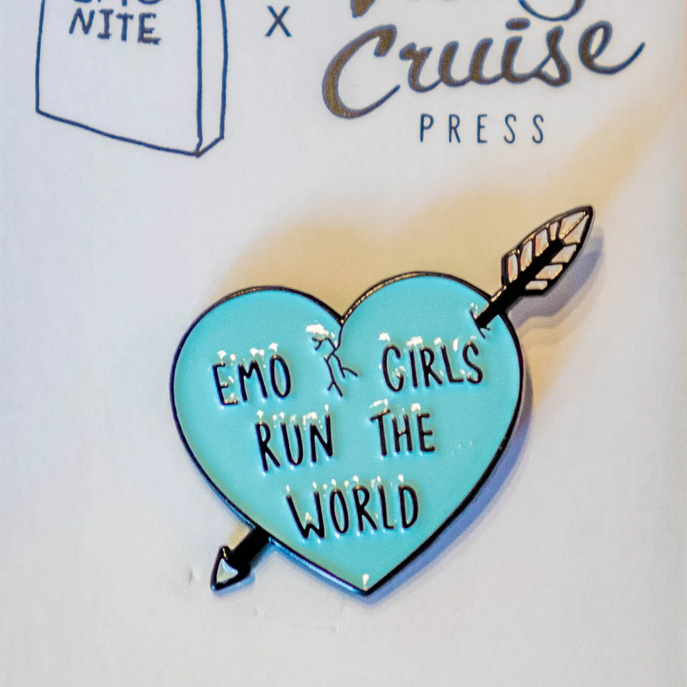 Emo Nite Emo Girls Pin