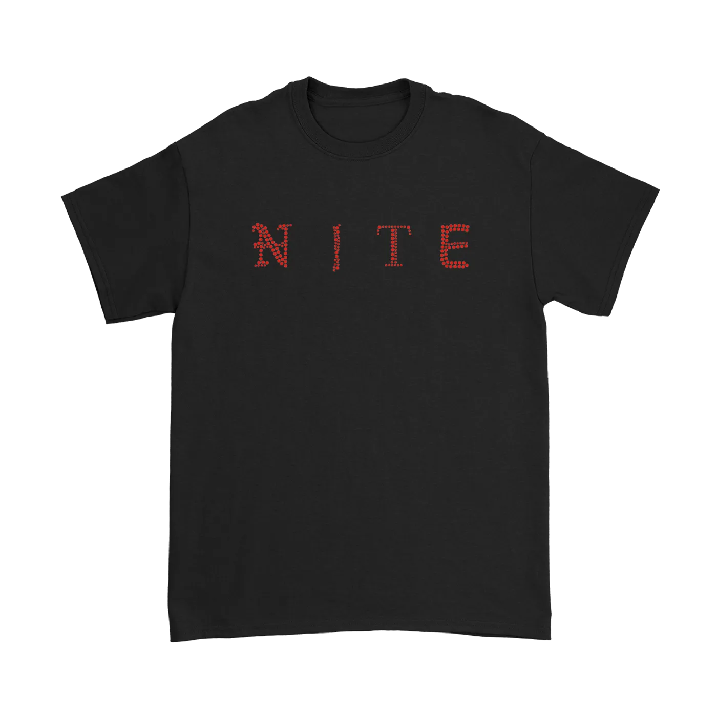 Emo Nite Nite Tee - Red Rhinestones