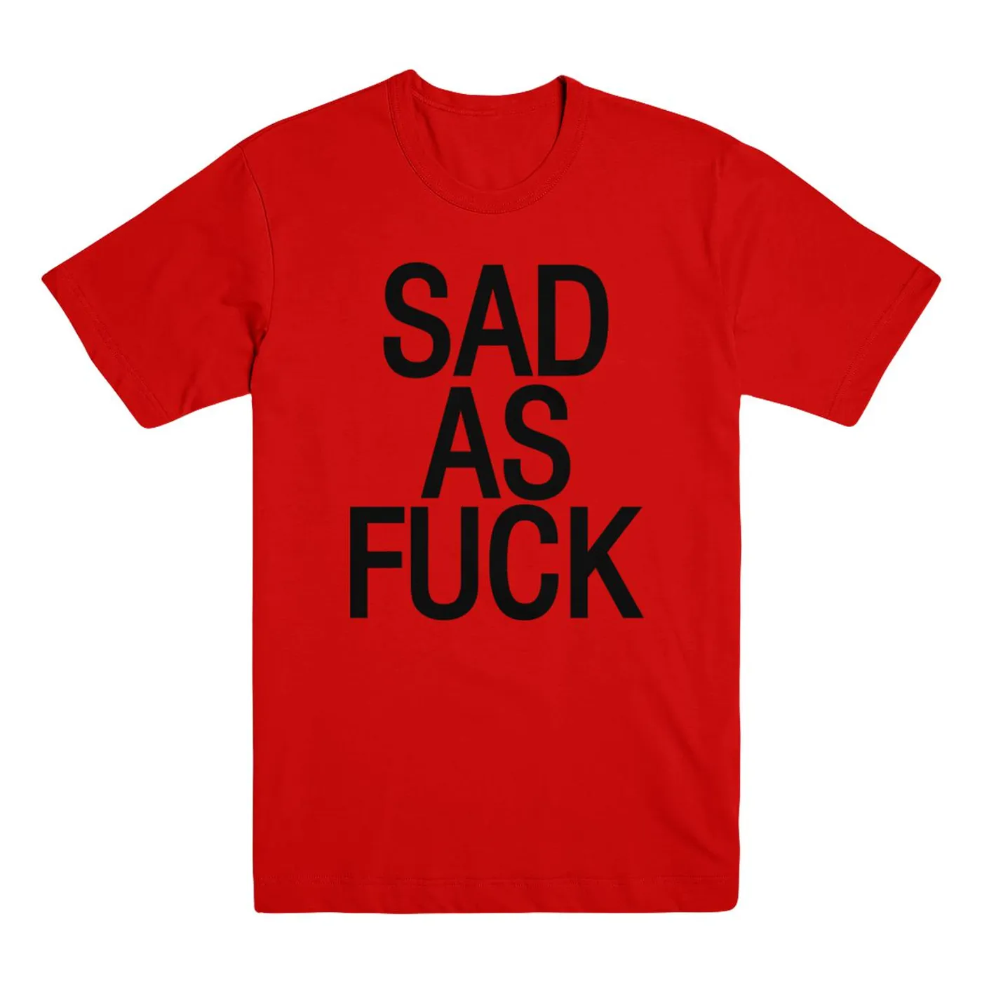 Emo Nite Sad As Fuck T-Shirt - Red/Black