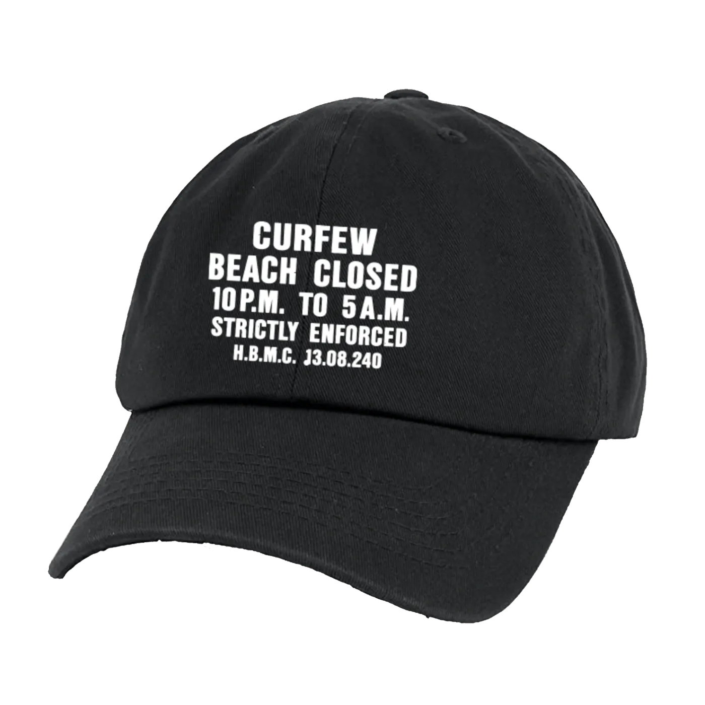 Yung Pinch Black Beach Curfew Hat