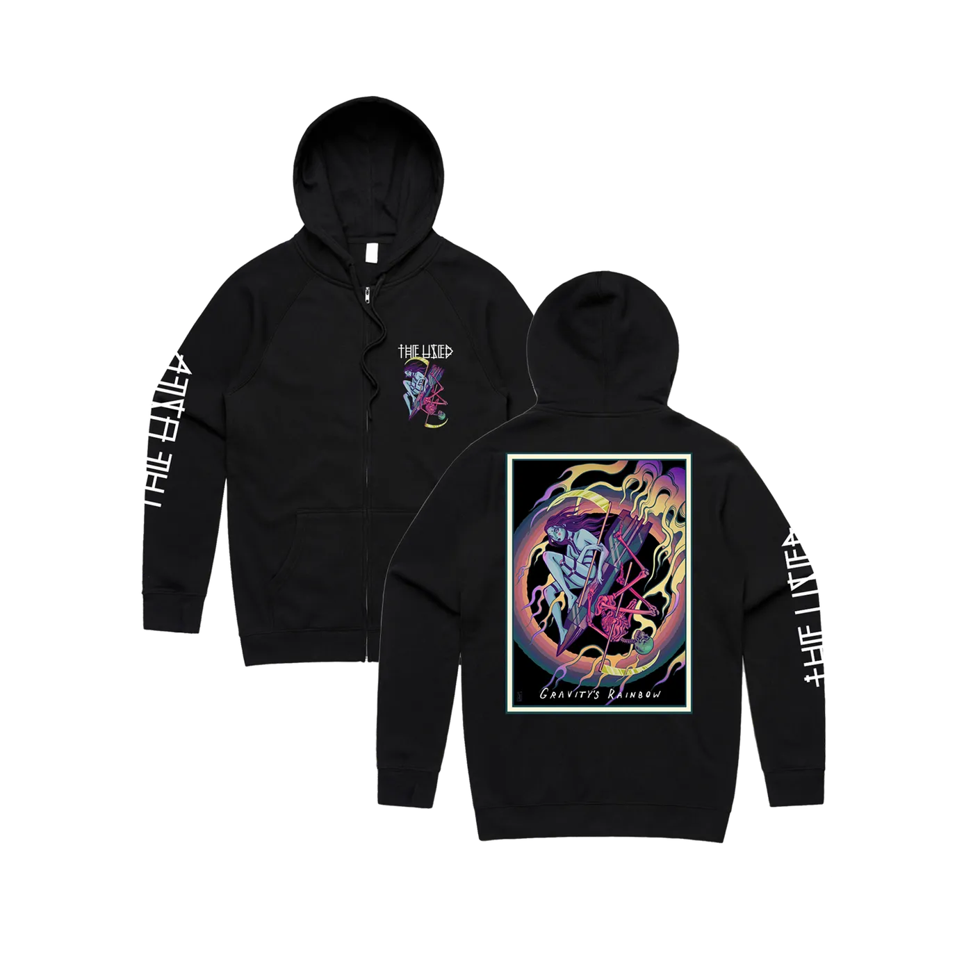 The Used Gravity's Rainbow Zip Hoodie