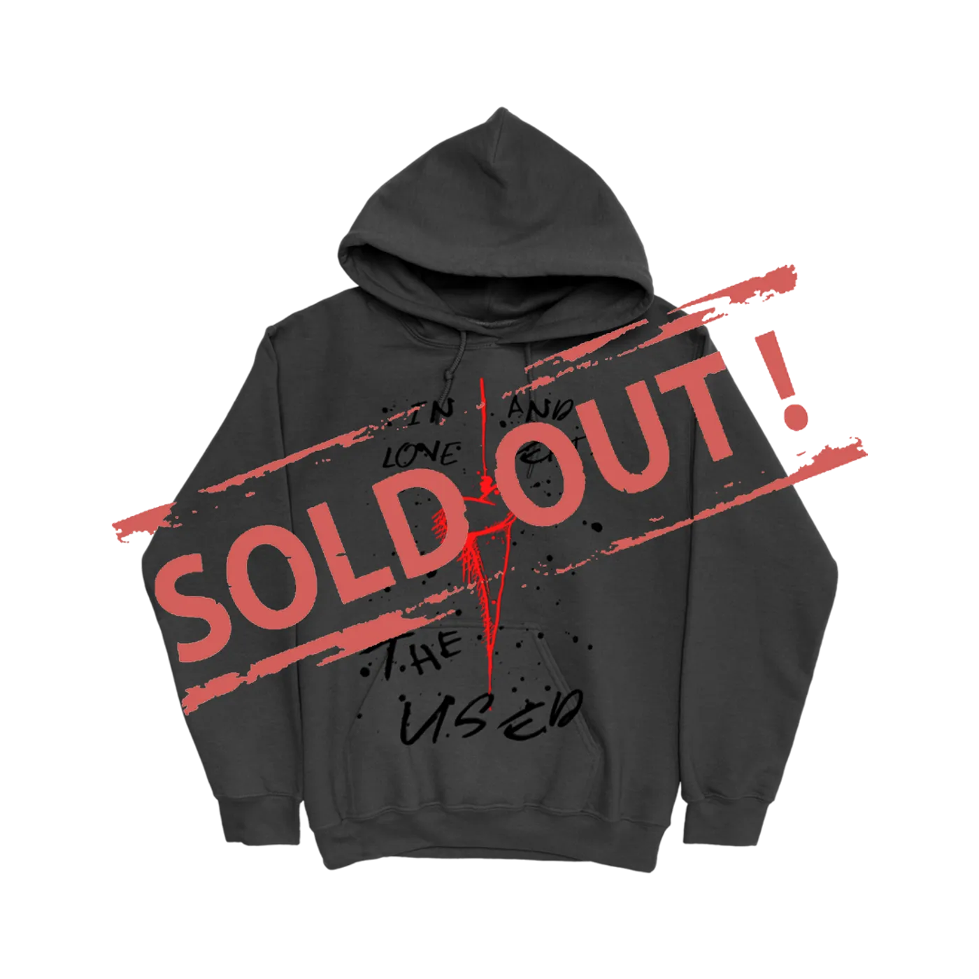 The Used Splatter Hoodie