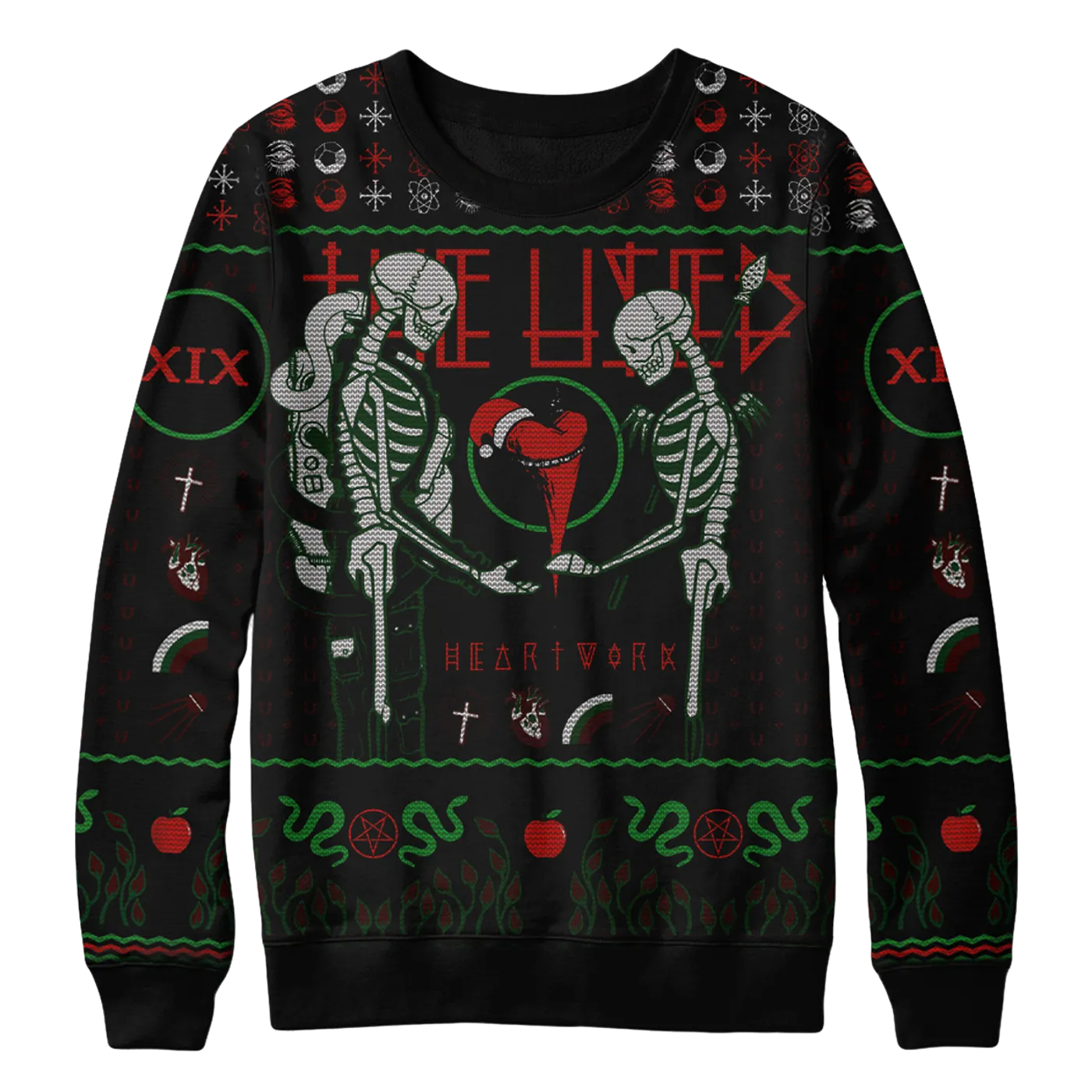 The Used Holiday Heartwork Knit Sweater