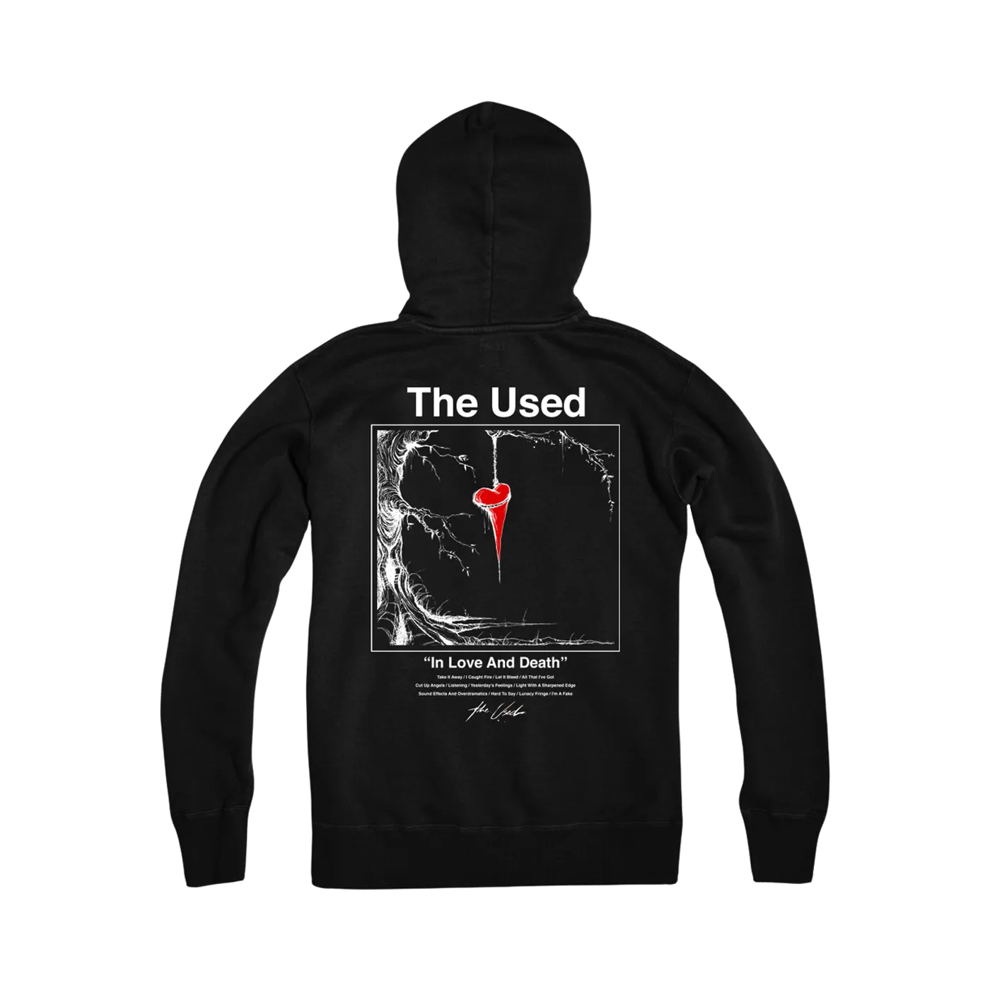 The Used In Love And Death Zip Hoodie