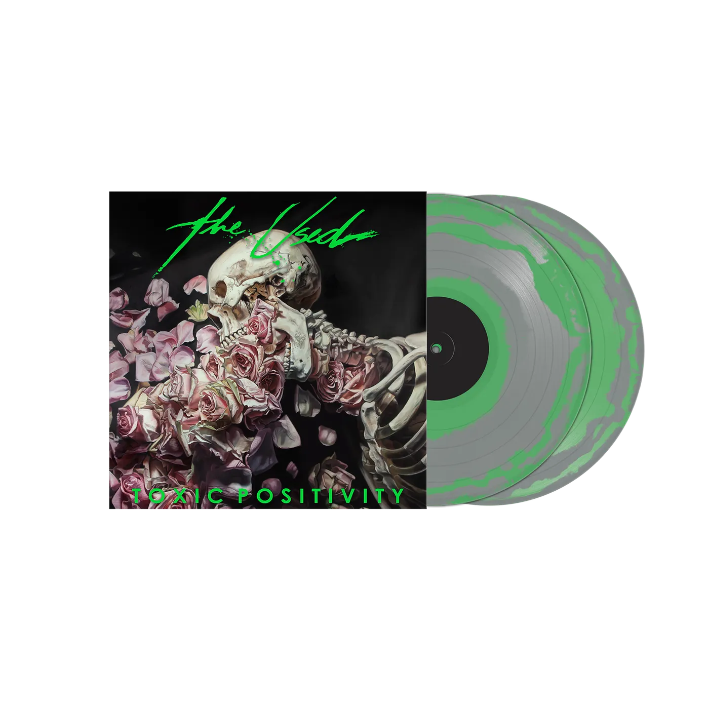 The Used Toxic Positivity - Green and Grey Double Vinyl