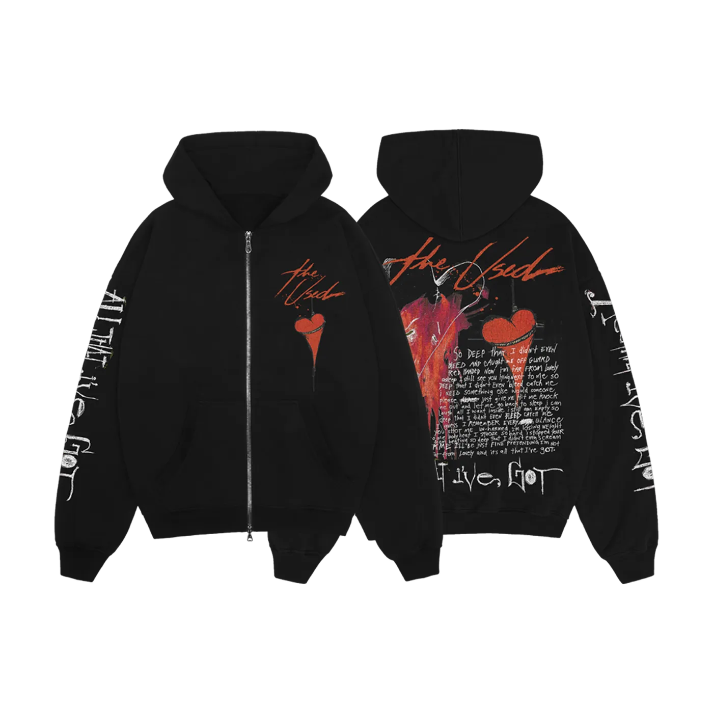 The Used ILAD Zip Hoodie