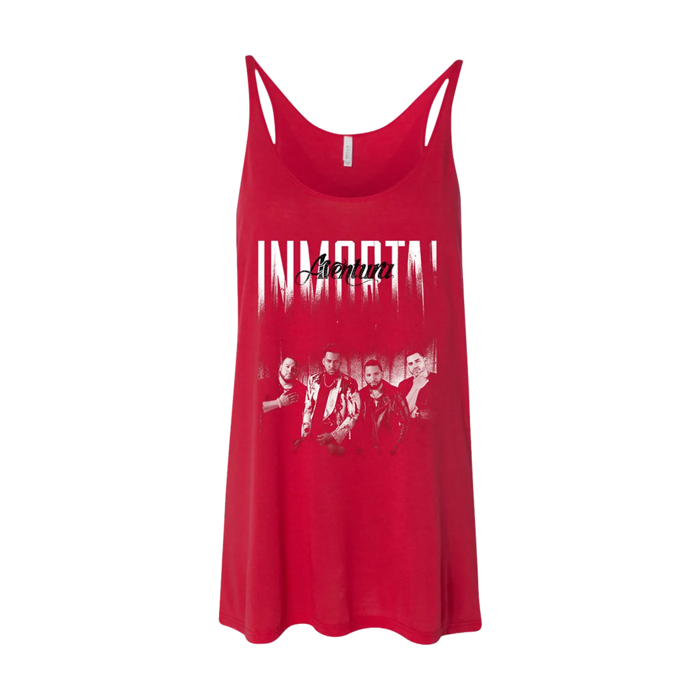 Aventura Inmortal Tour Red Tank Top