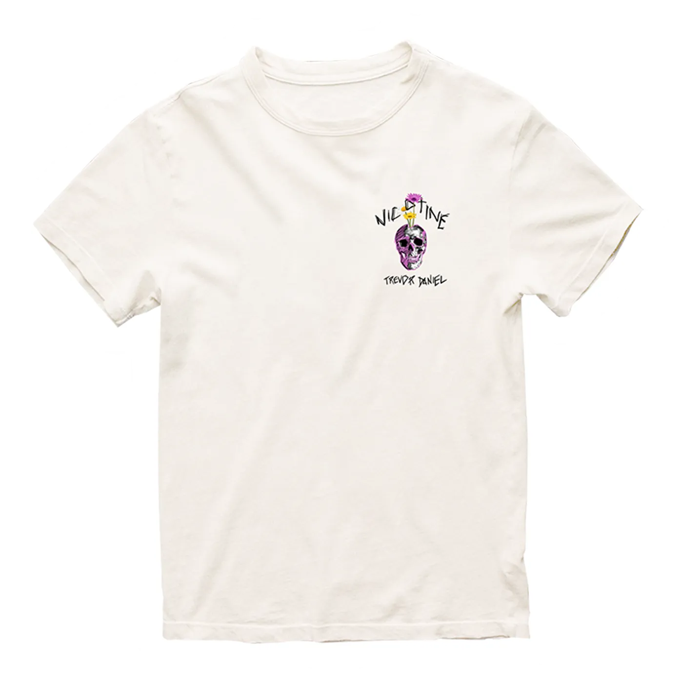 Trevor Daniel Nicotine Tee - White