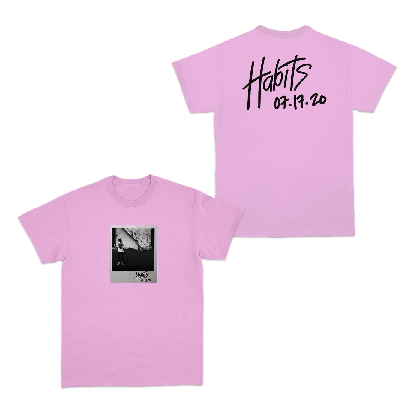 payton Habits Polaroid Tee - Pink
