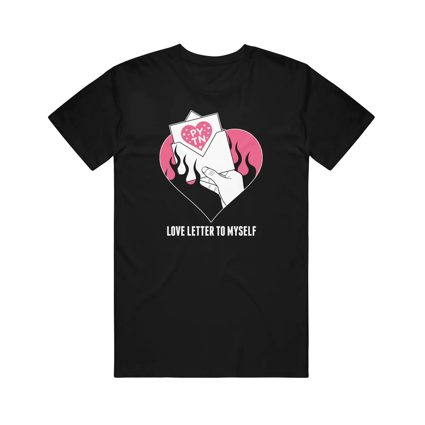 payton Love Letter Tee - Black