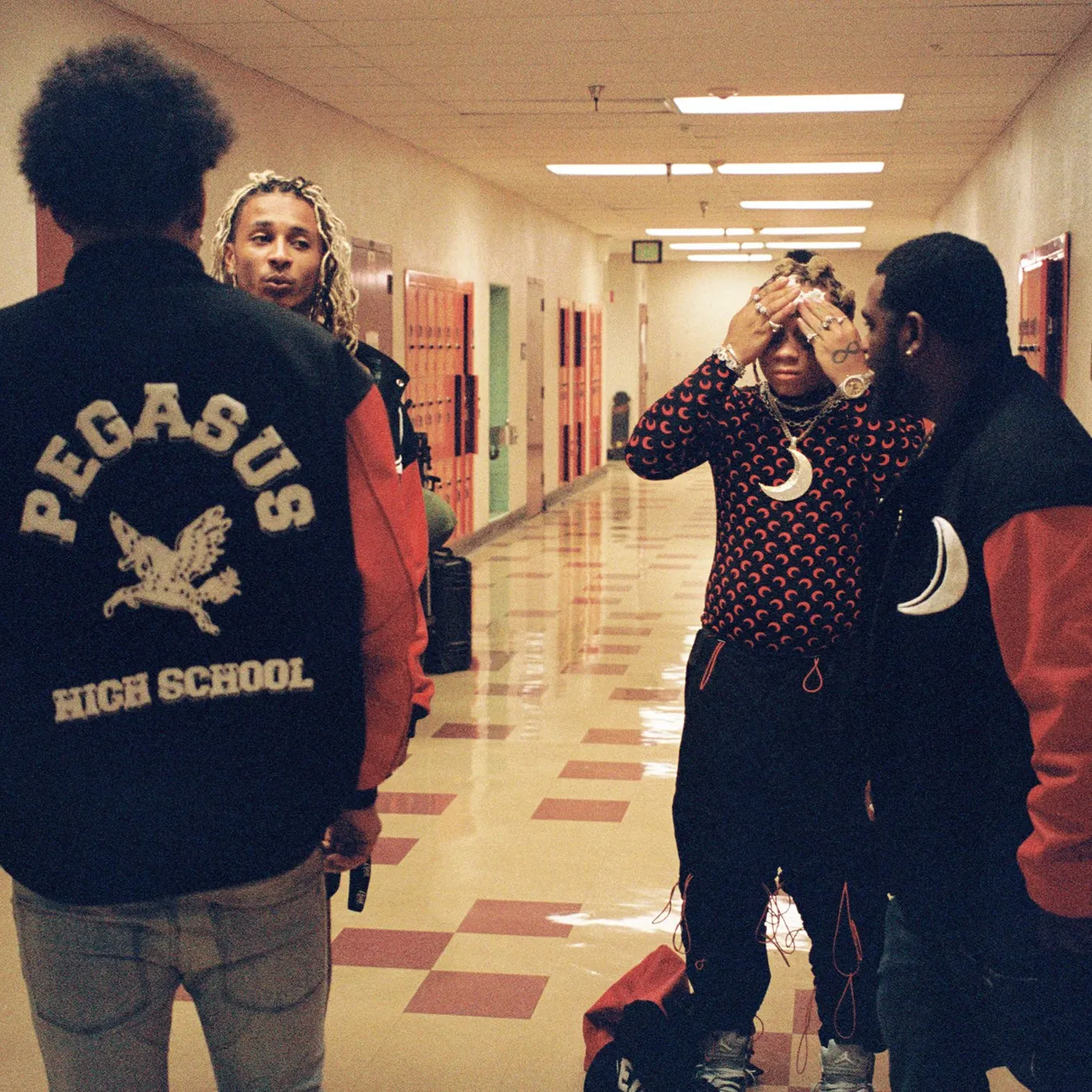 Trippie Redd Pegasus Letterman Jacket