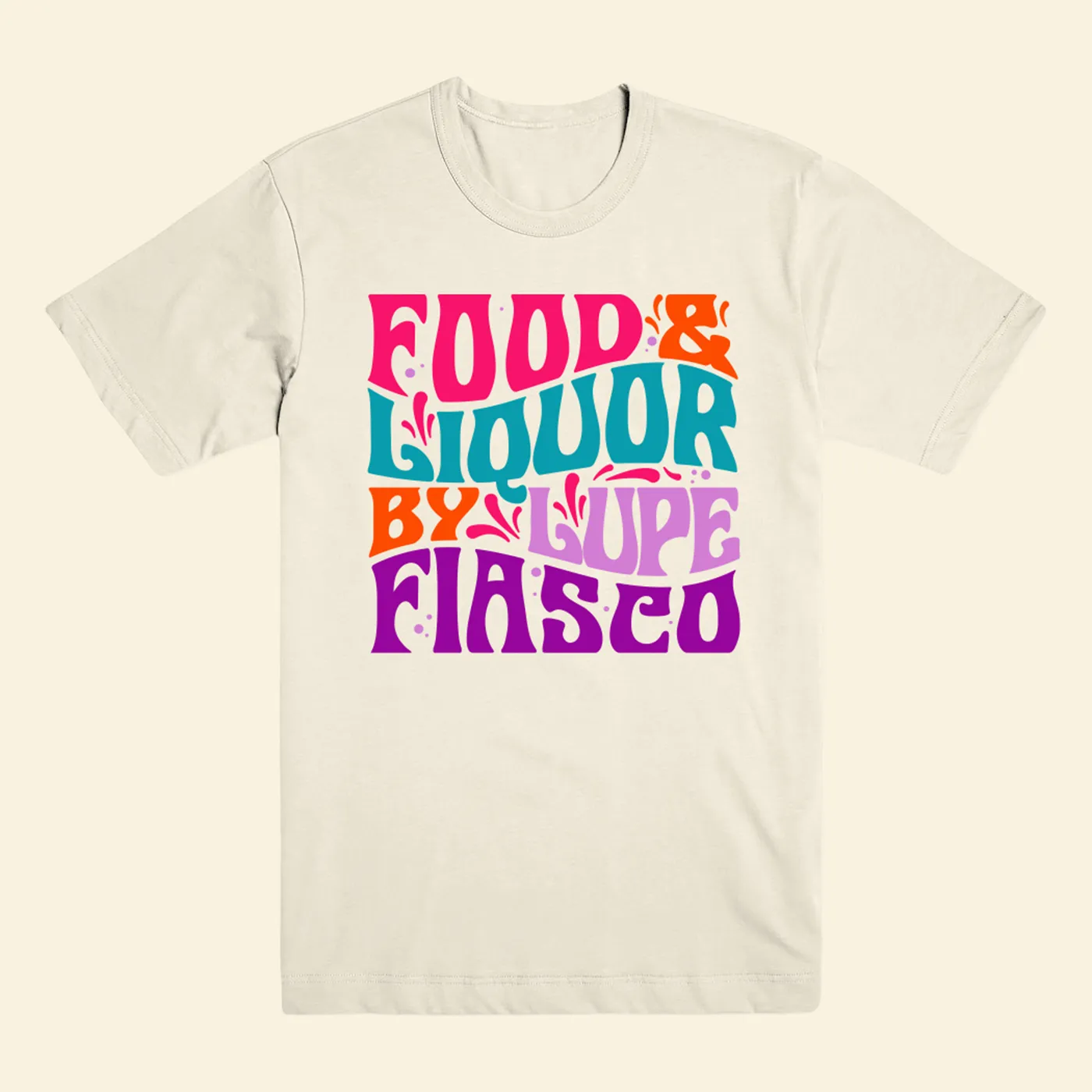 Lupe Fiasco's Food & Liquor 60's Cream Tee
