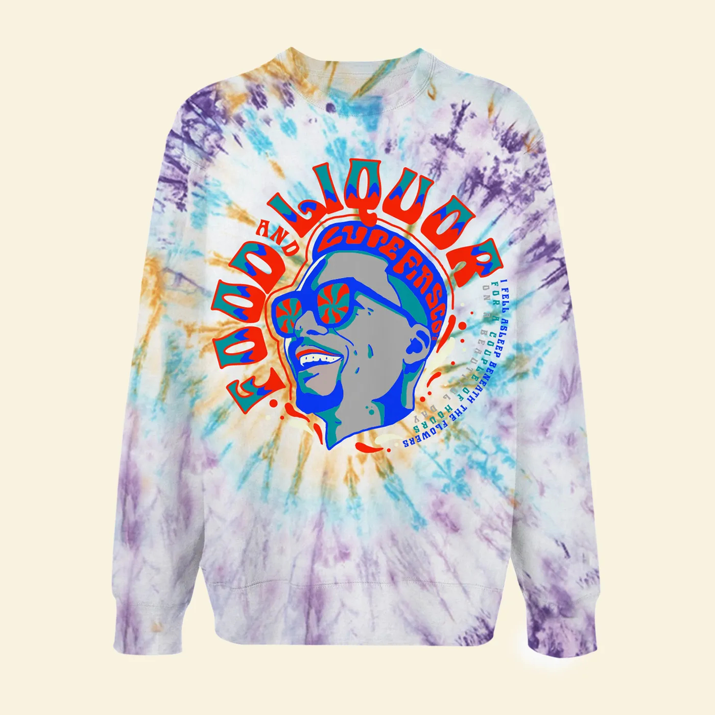 Lupe Fiasco's Food & Liquor 60’s Dyed Crewneck