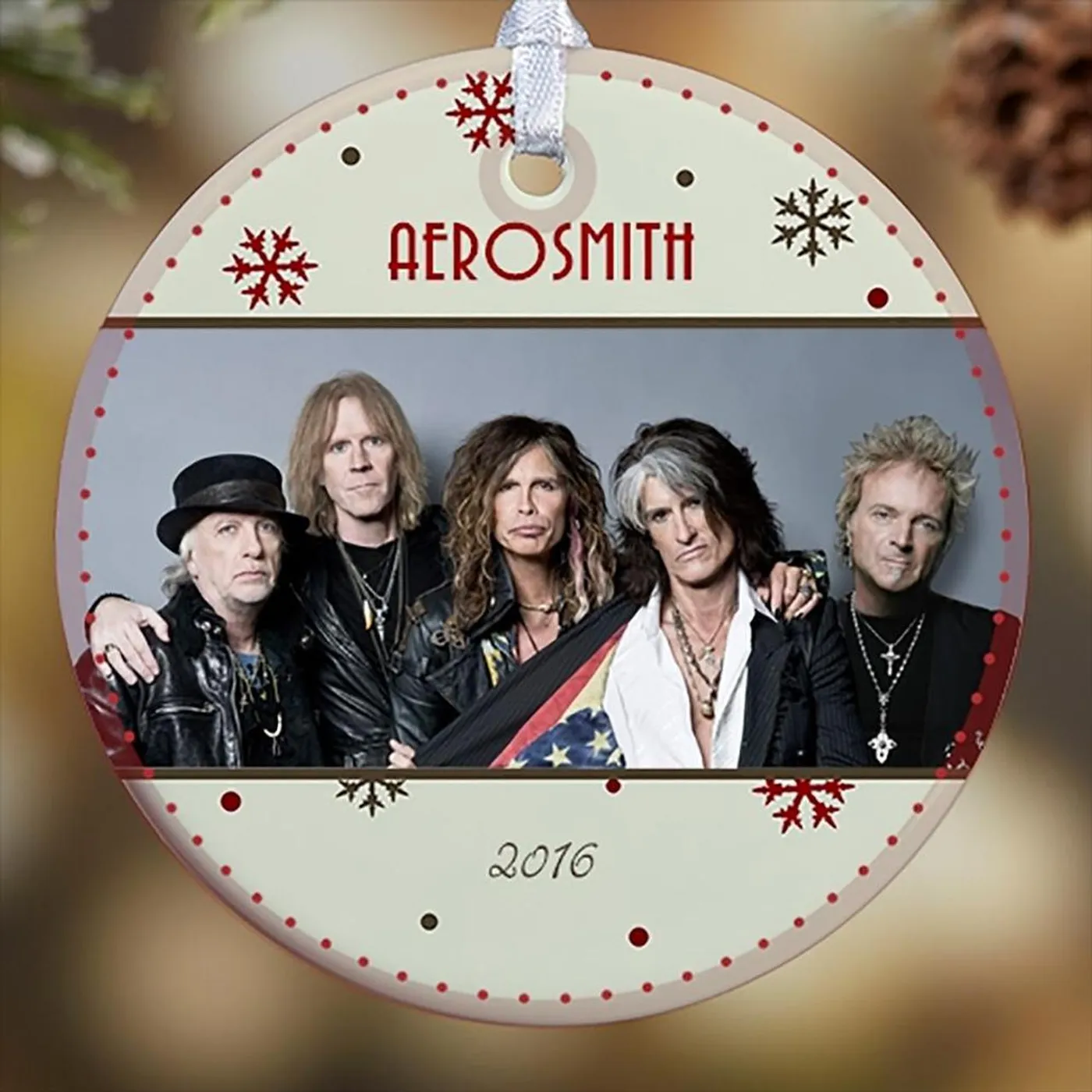 Aerosmith Holiday 2016 Photo Ornament