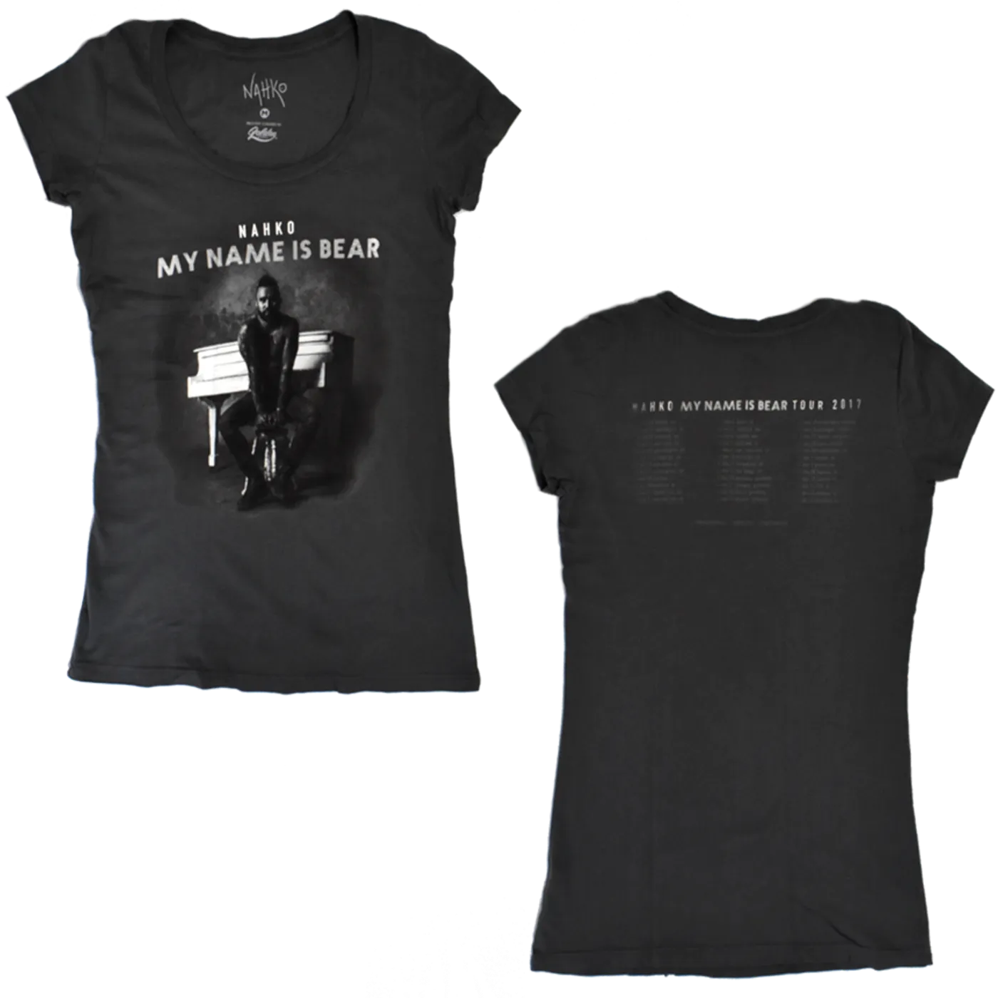 Nahko And Medicine For The People My Name Is Bear Ladies Tour T-Shirt