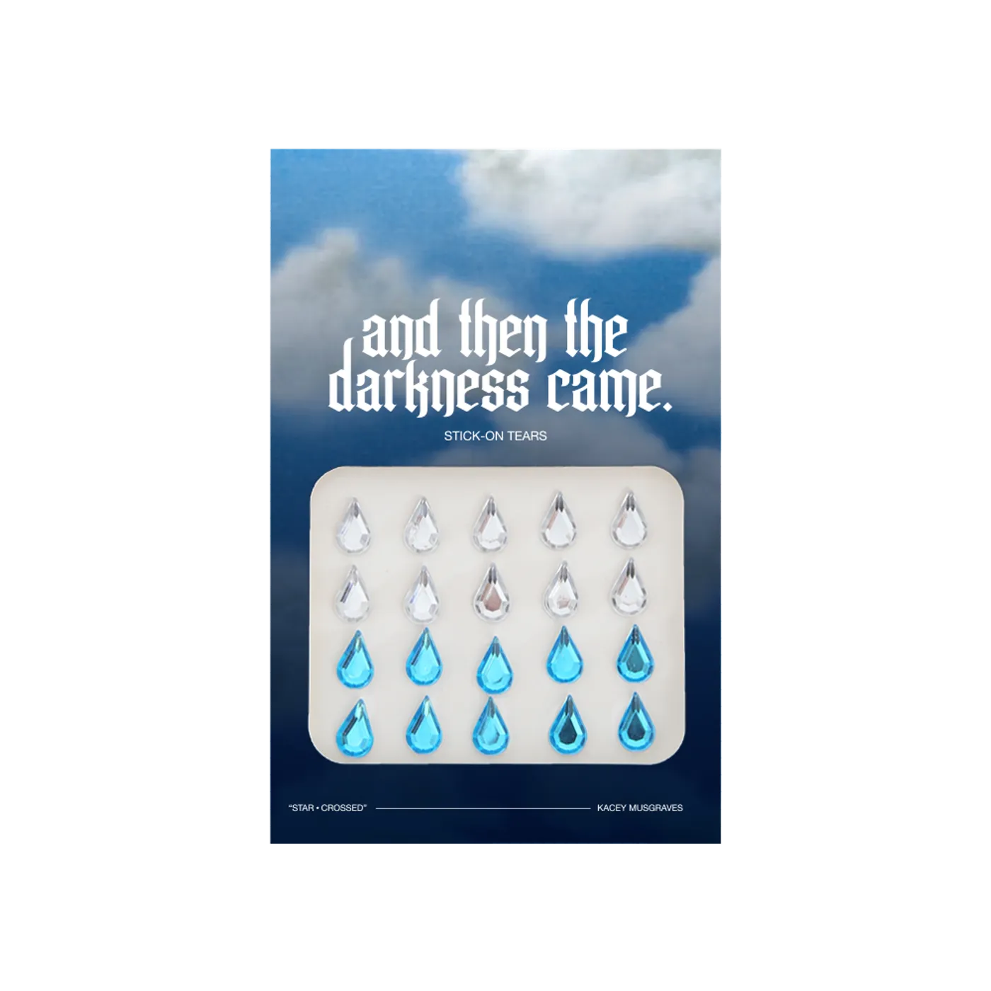 Kacey Musgraves Rhinestone Stick-On Tears