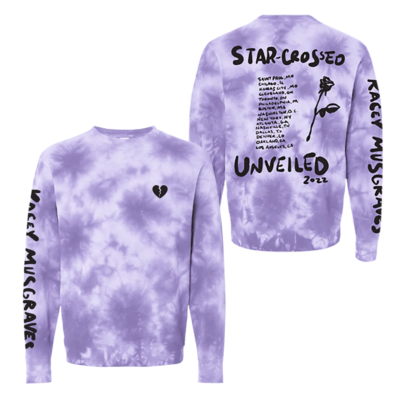 Kacey Musgraves Star-Crossed: Unveiled Tie-Dyed Tour Tee