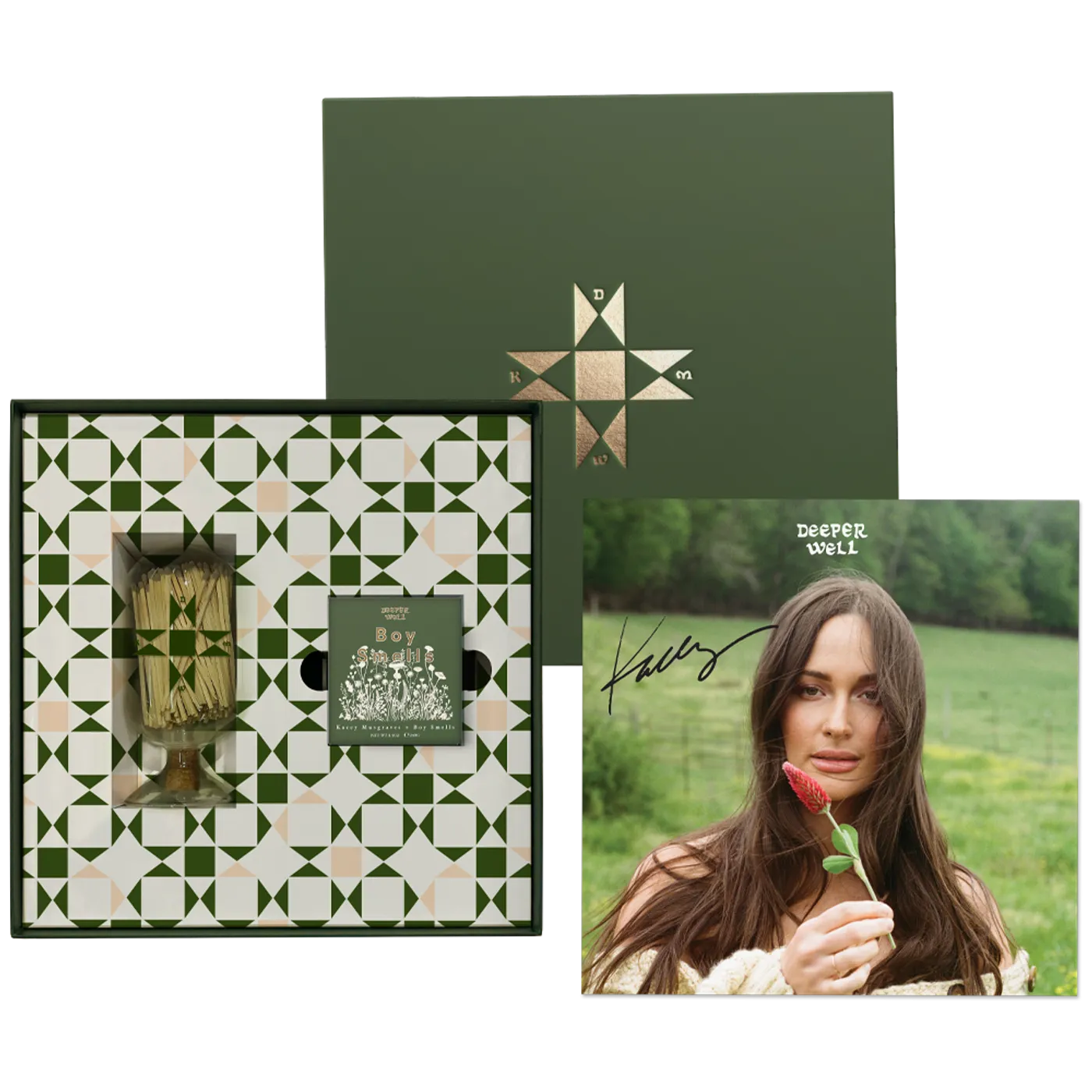 Kacey Musgraves Signed Deeper Well Candle Box Set (International Edition)