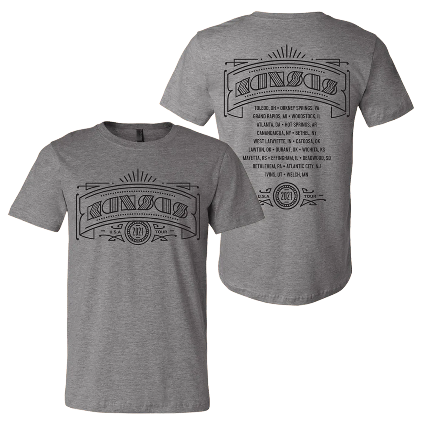 Kansas 2021 Marquee Tour T-Shirt