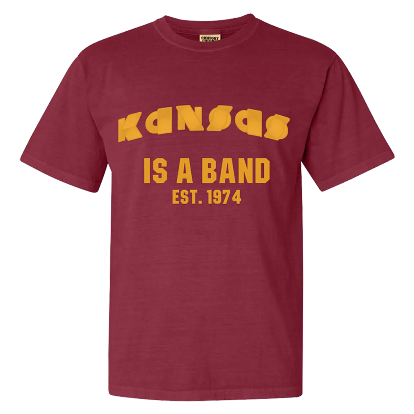 Kansas Is A Band T-Shirt (Red)