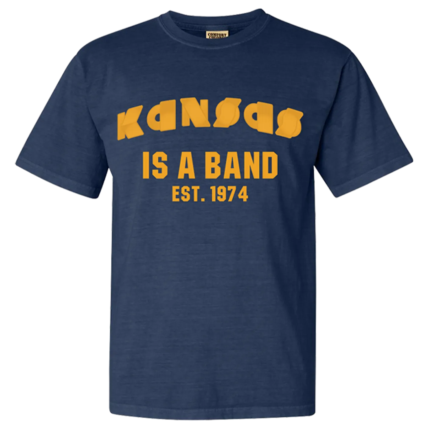 Kansas Is A Band T-Shirt (Blue)