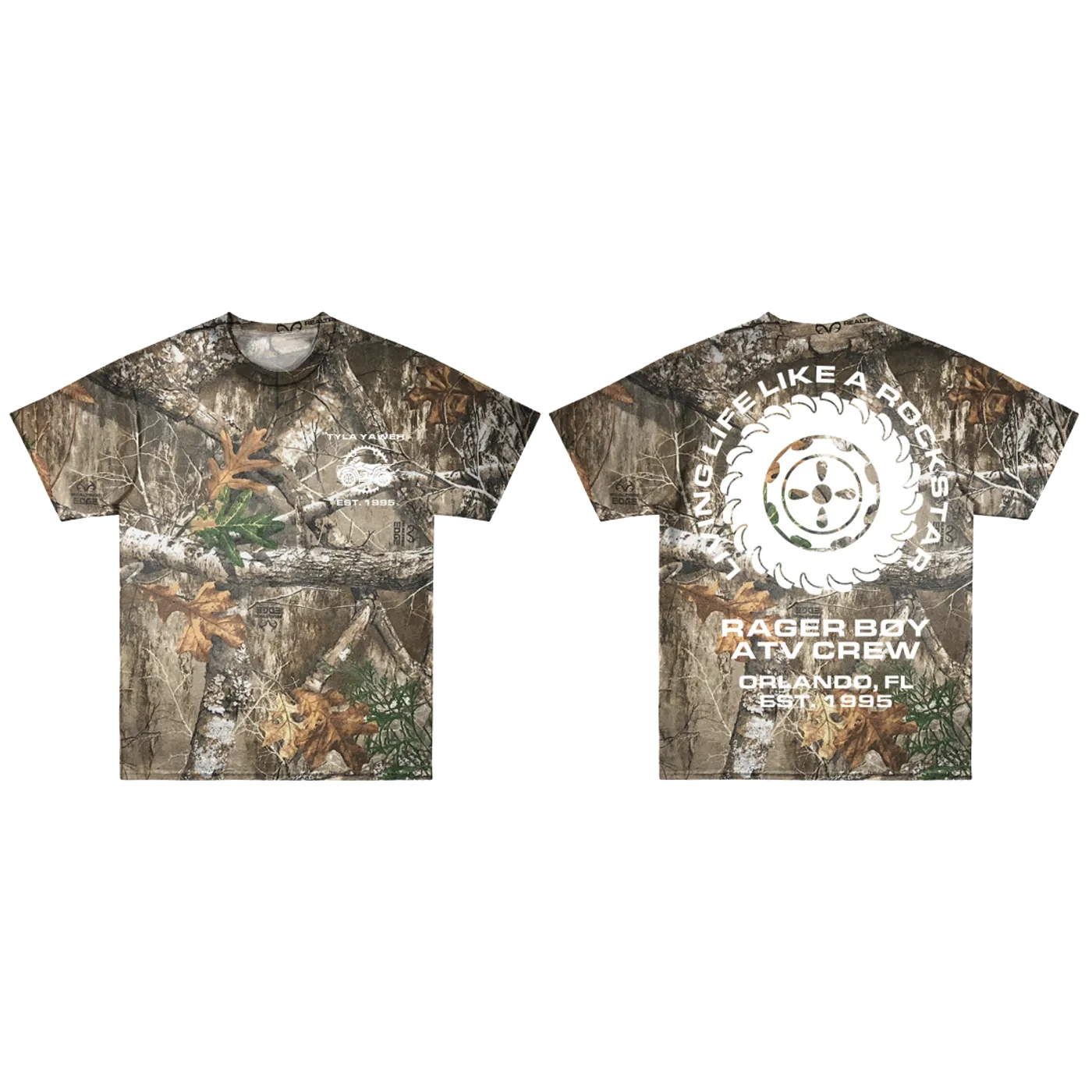 Tyla Yaweh ATV CREW CAMO T-SHIRT