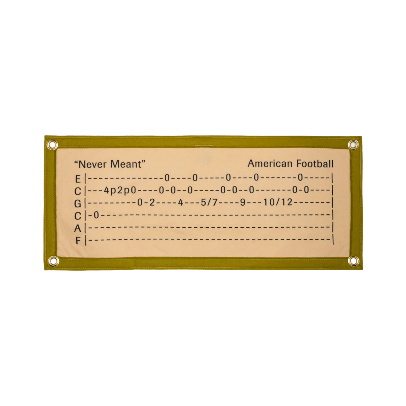 American Football Never Meant Chords Camp Flag