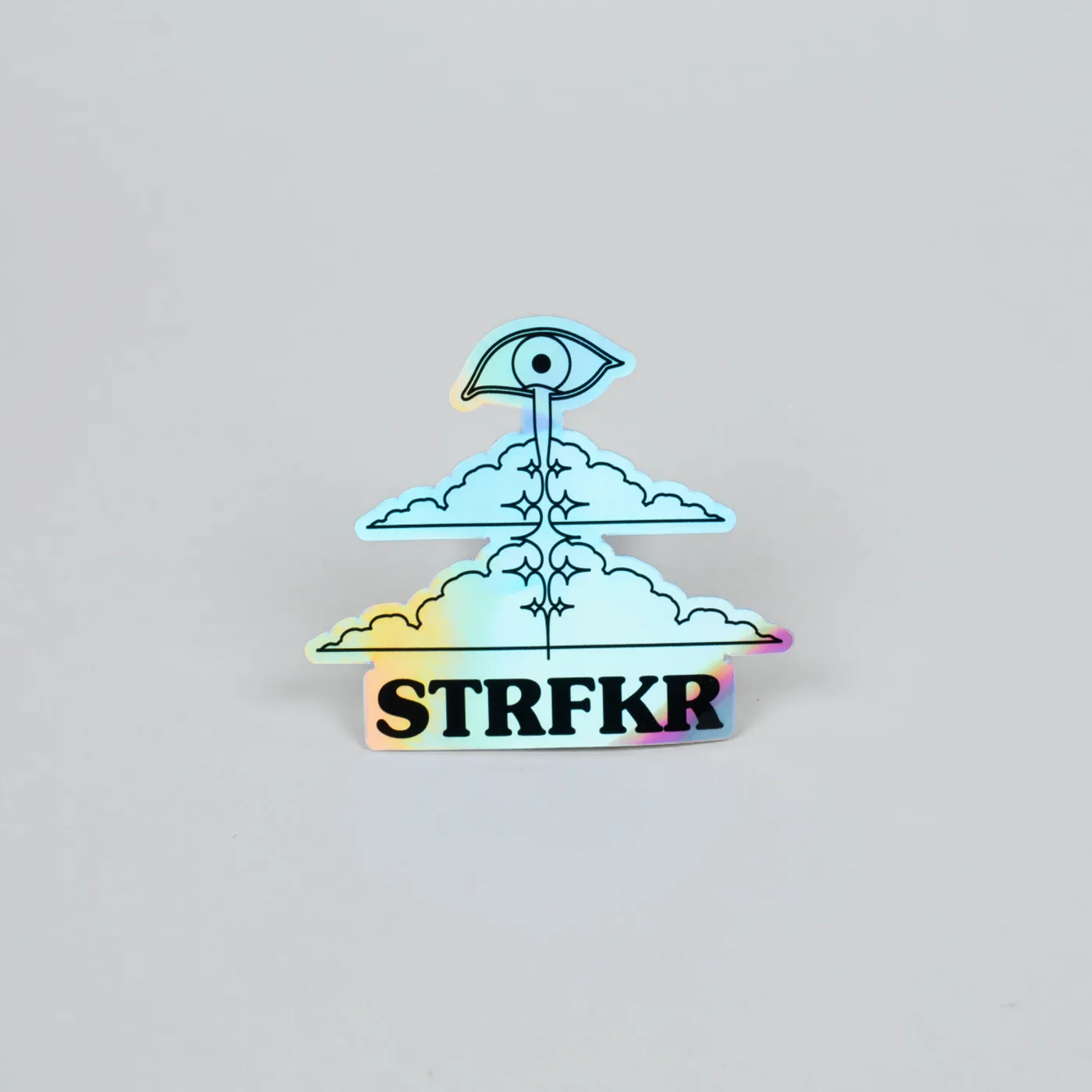 STRFKR Crying Cloud Holographic Sticker (Die-Cut)