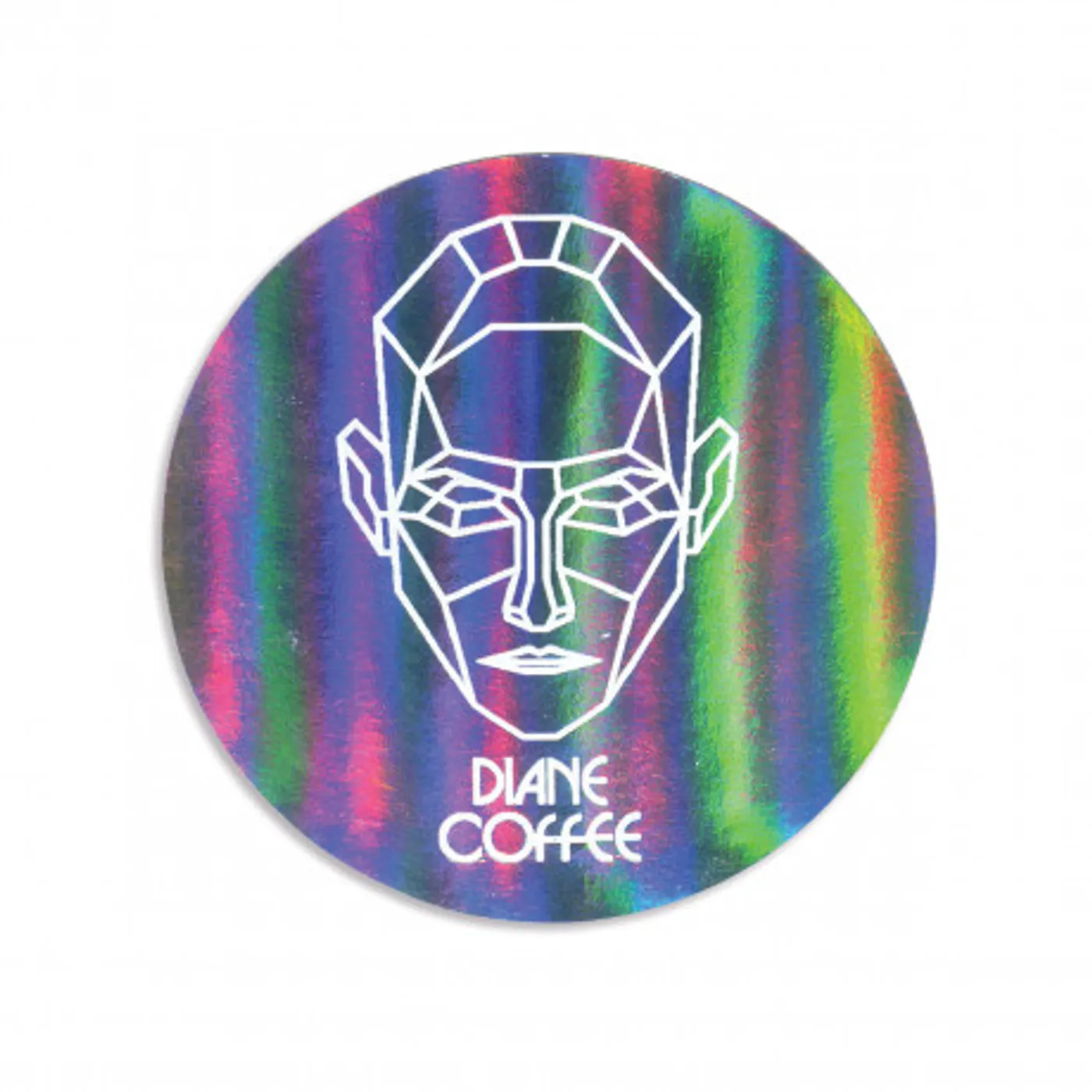 Diane Coffee Holographic Sticker