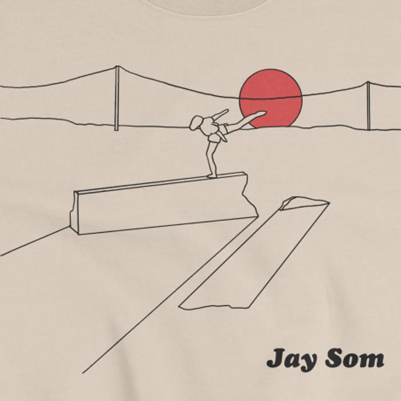 Jay Som Balance Crew Neck Sweatshirt Crew Neck Sweatshirt (Large)