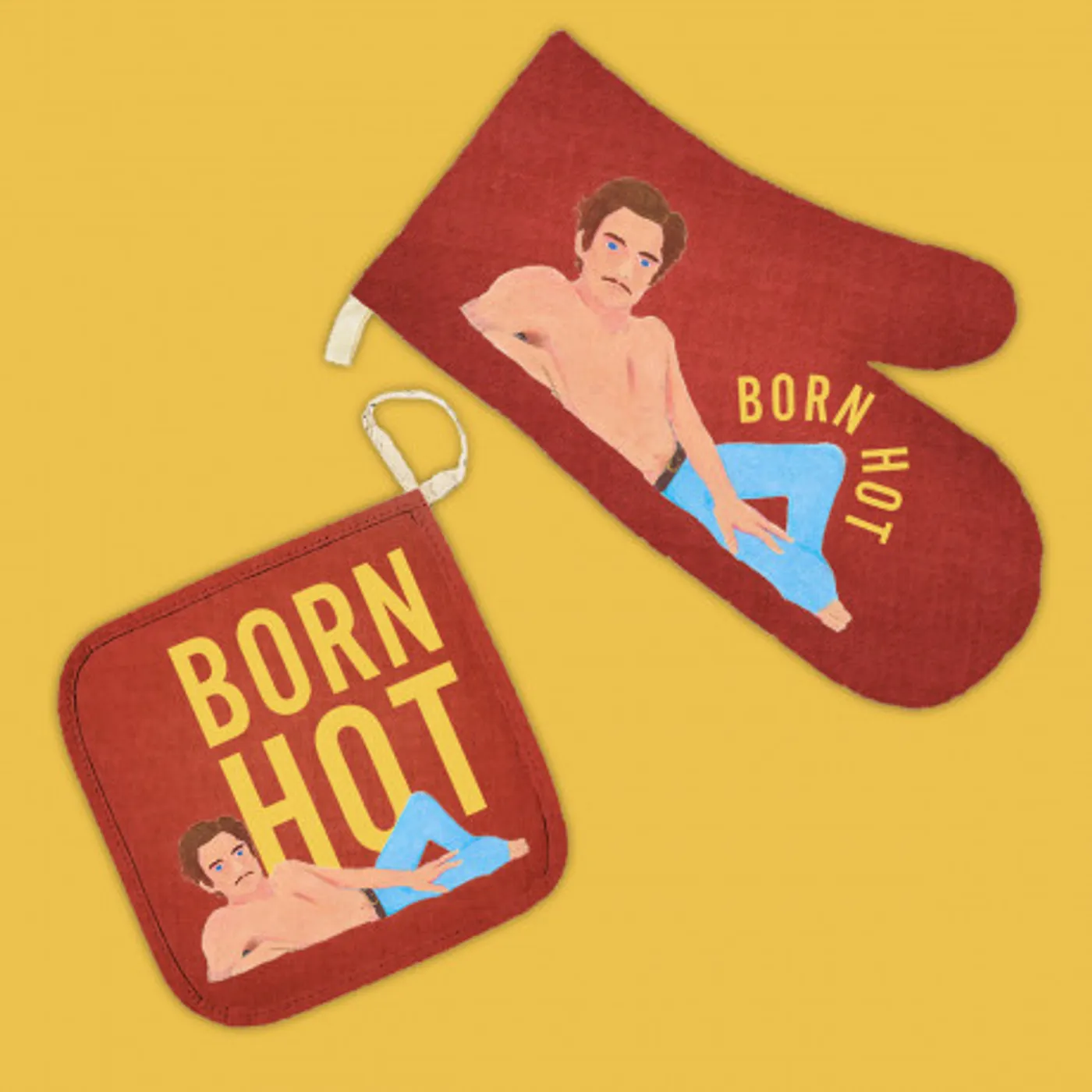 Chris Farren Born Hot Oven Mitt + Potholder