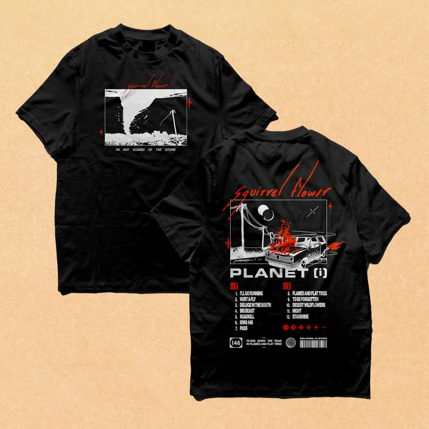Squirrel Flower Planet (i) T-Shirt