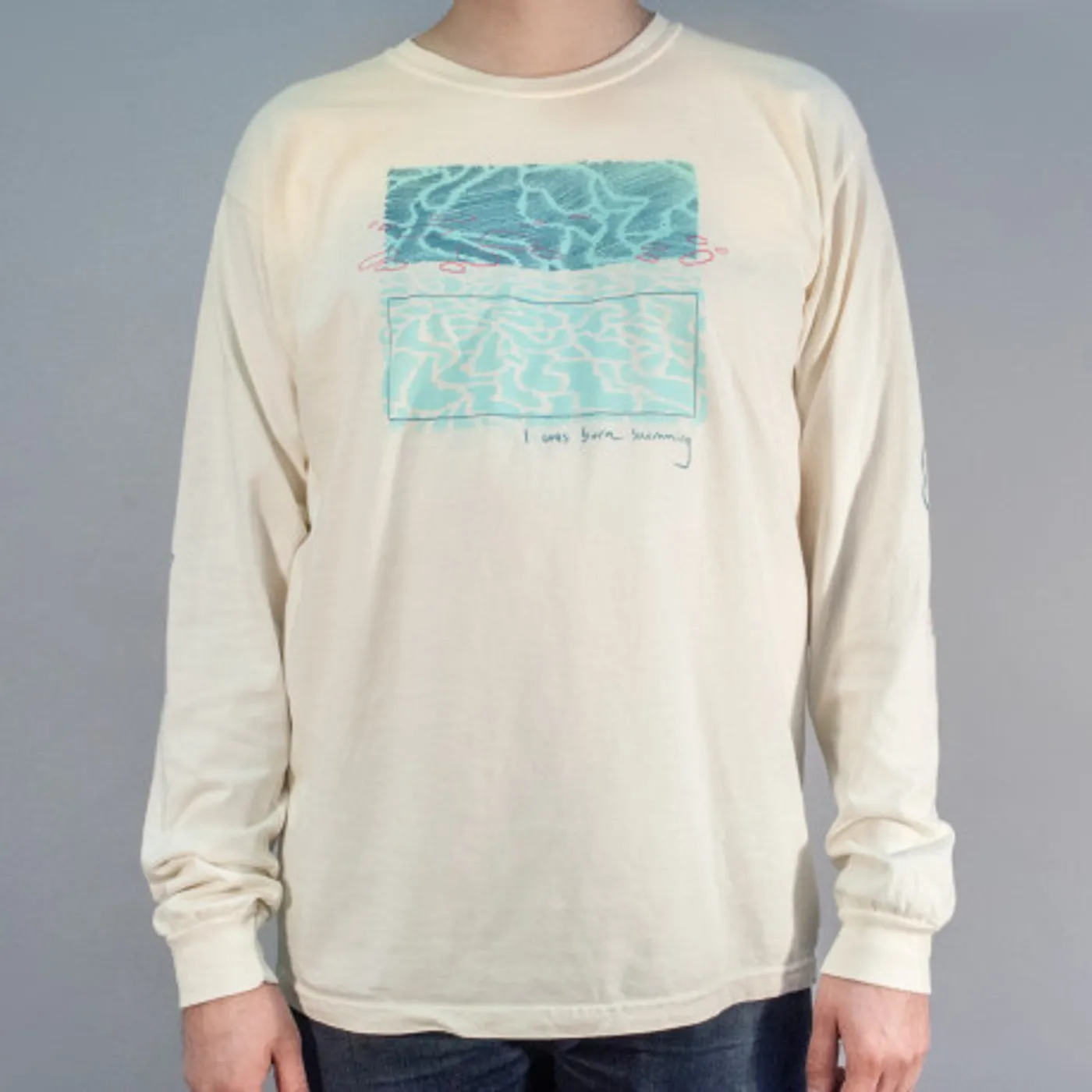 Squirrel Flower I Was Born Swimming Long Sleeve T-Shirt