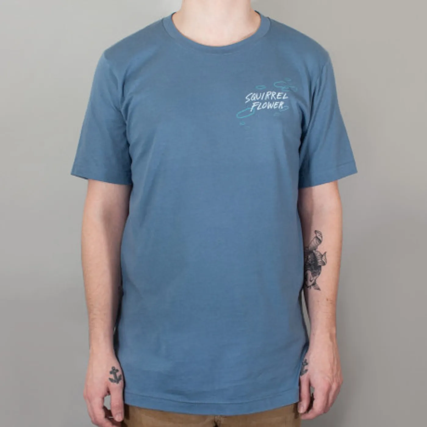 Squirrel Flower Streetlight Blues T-Shirt