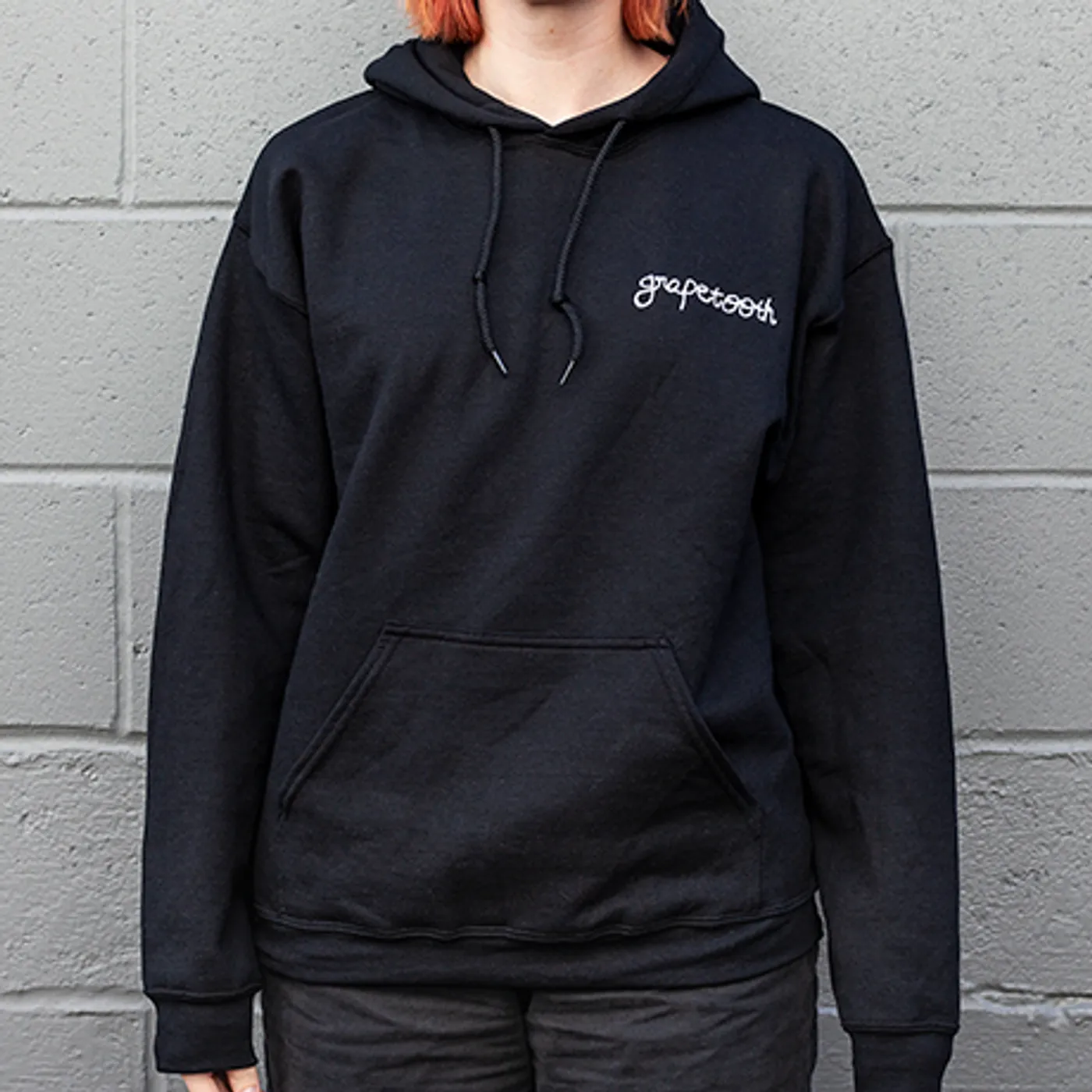 Grapetooth Embroidered Logo Hooded Sweatshirt