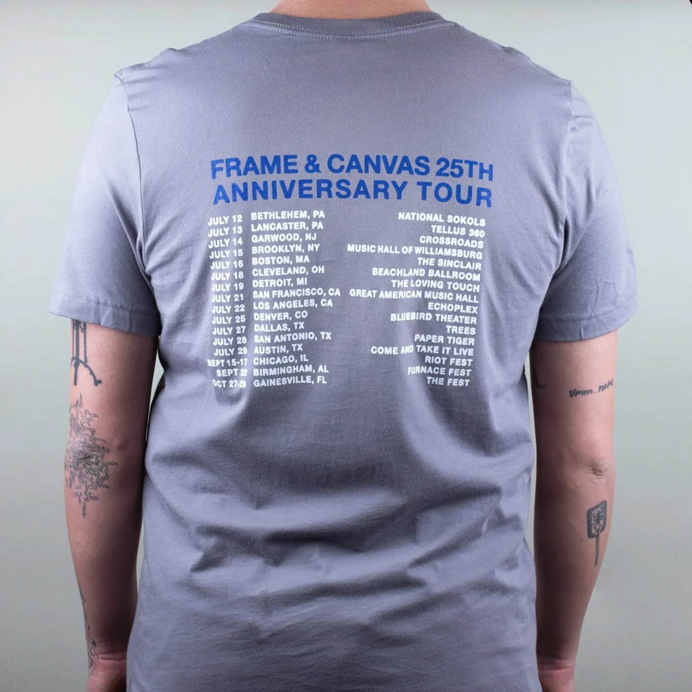 Braid Frame & Canvas Tour T-Shirt