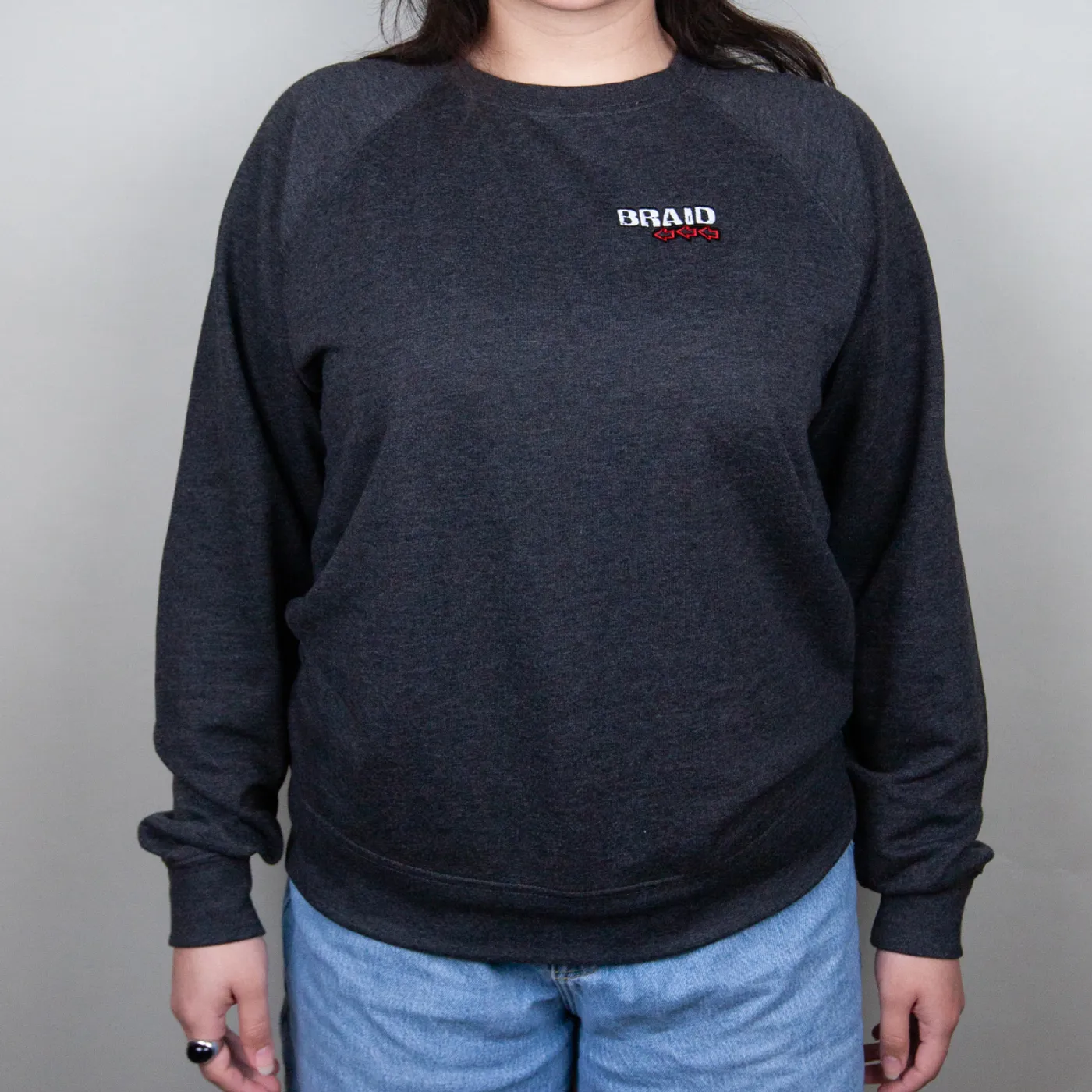 Braid Arrows Logo Crewneck (Embroidered)