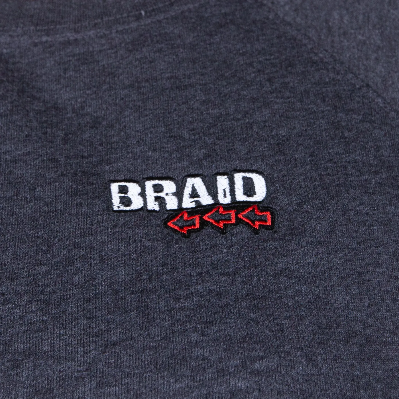 Braid Arrows Logo Crewneck (Embroidered)