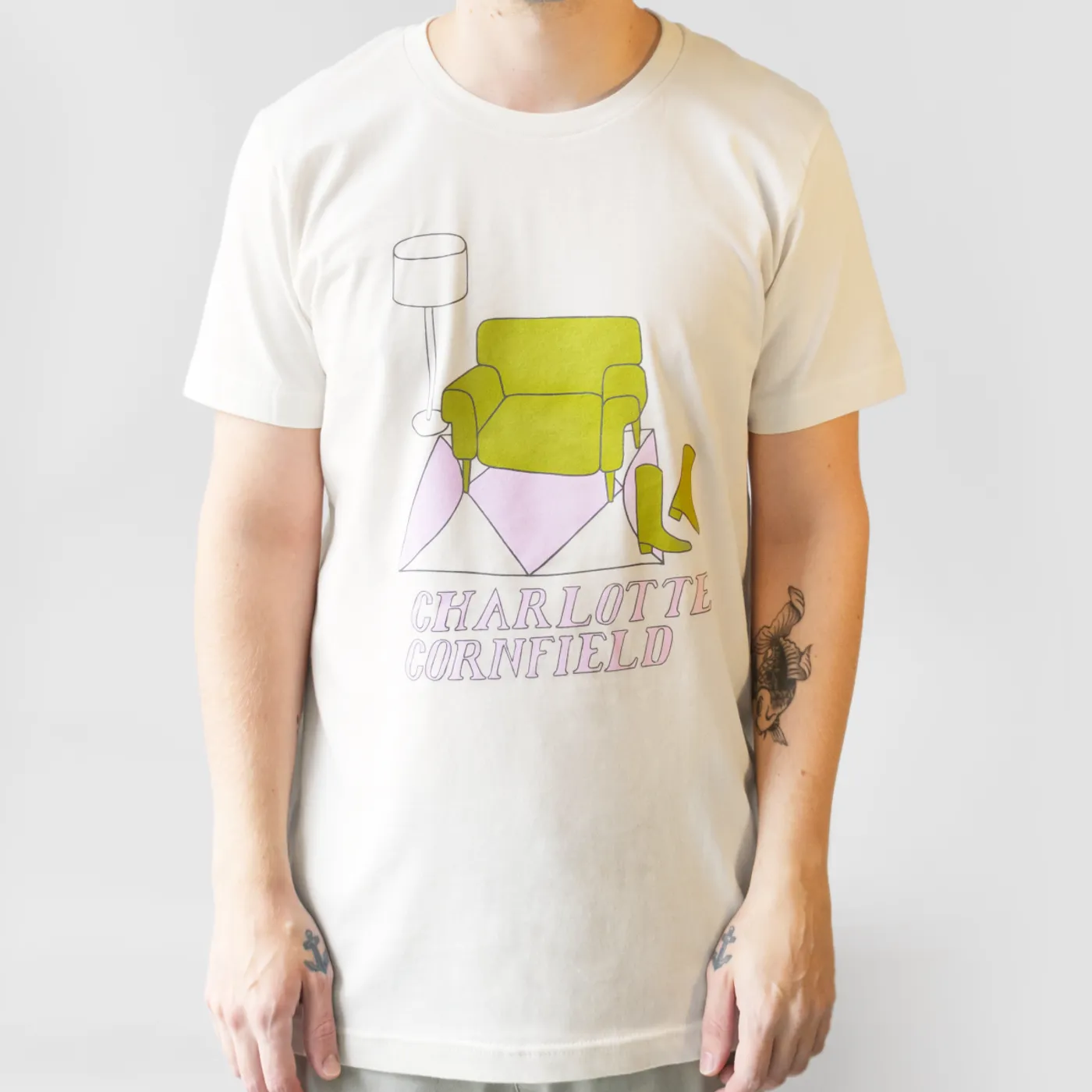 Charlotte Cornfield Living Room T-Shirt
