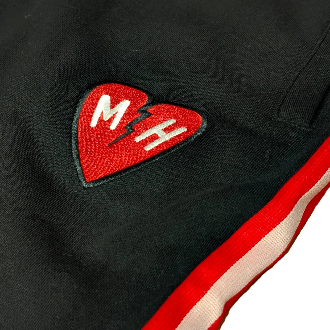 Mayer Hawthorne MH Side-Stripe Appliqué Joggers