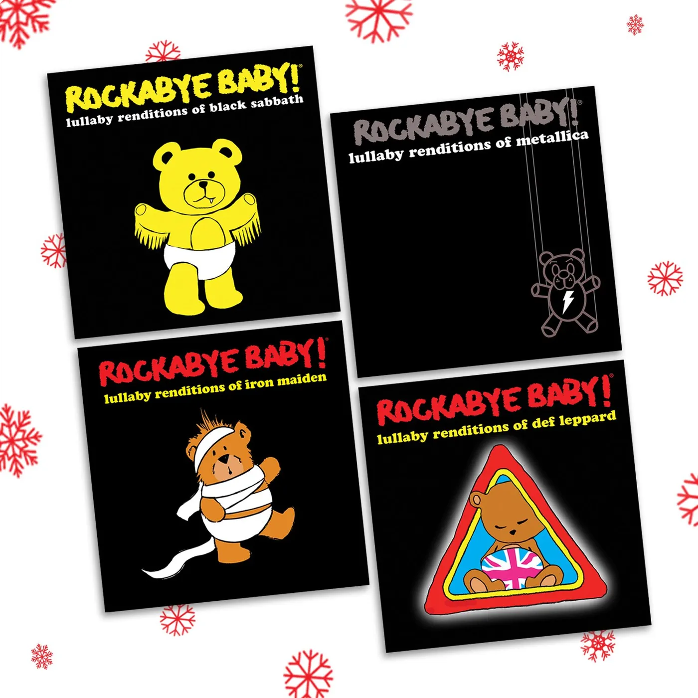 Rockabye Baby! Not So Silent Night - CD Bundle