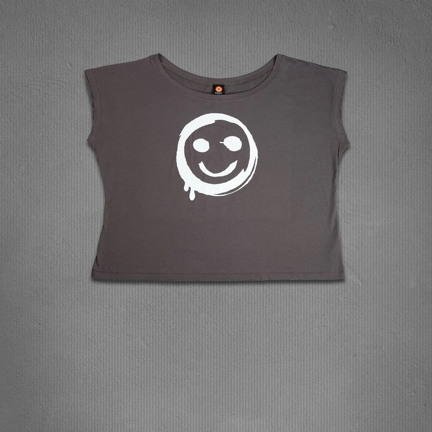 Q-Dance Qult Women’s Crop Top Tee (Anthracite)