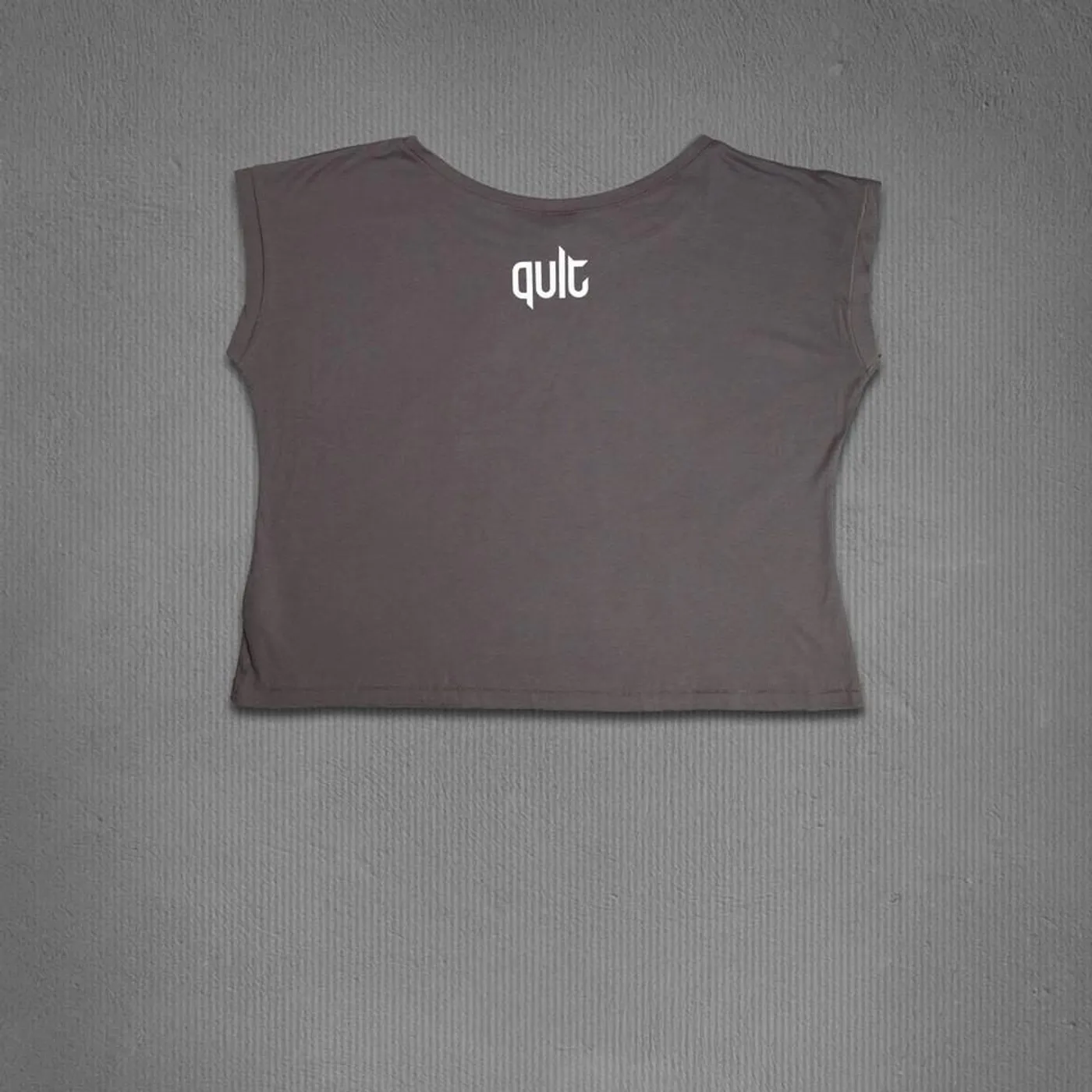 Q-Dance Qult Women’s Crop Top Tee (Anthracite)