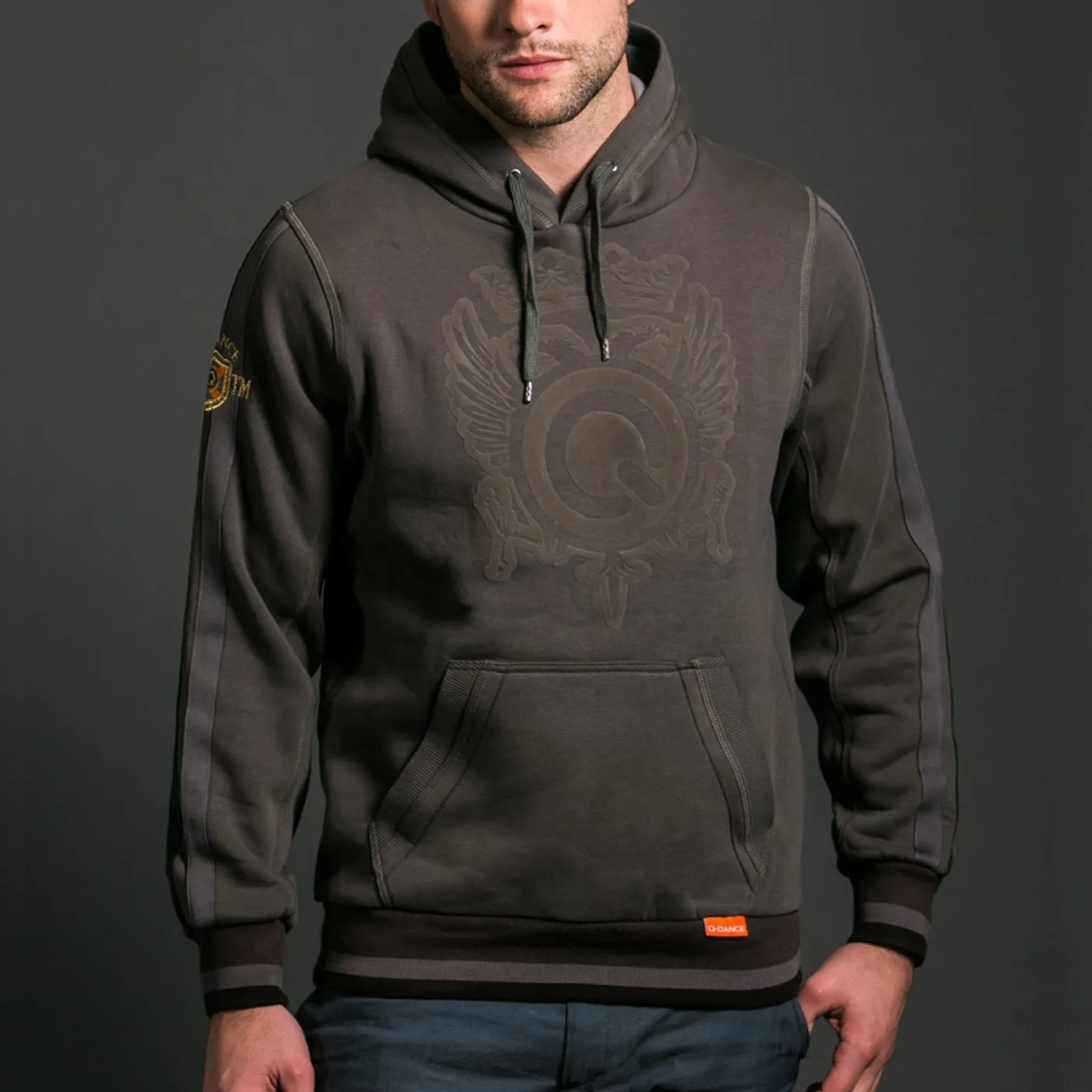 Q-Dance Qlub Wear Hooded Sweater (Anthracite)