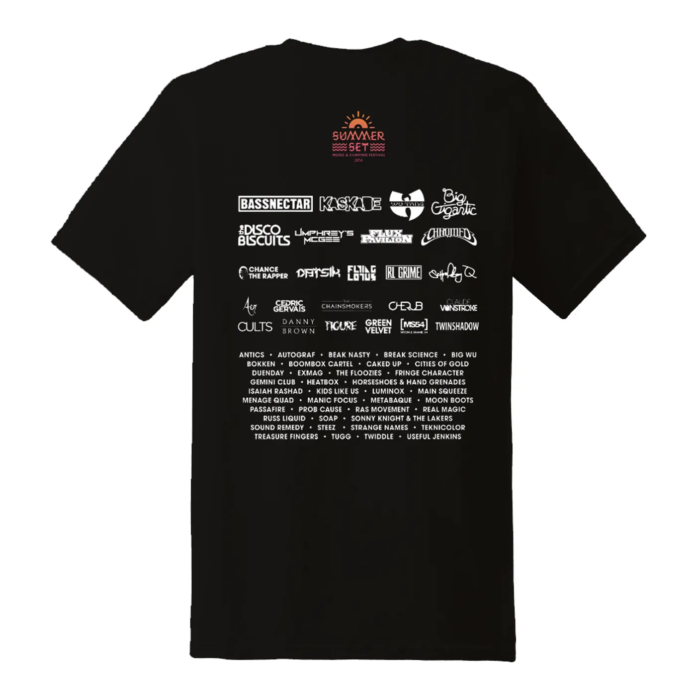 Summer Set Festival Summer Set Event Shirt - Black