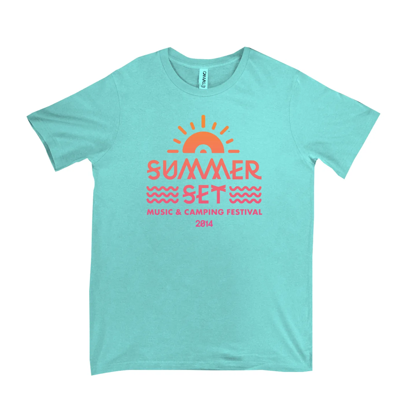 Summer Set Festival The Summer Set Event Tee (Light Aqua)