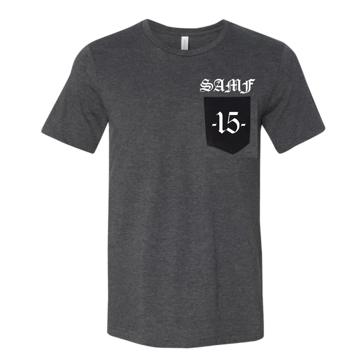 Spring Awakening Music Festival SAMF Old English Pocket Tee